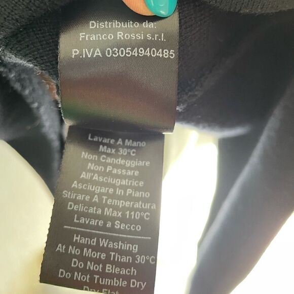 Alpha Studio Navy and Orange Knit Jacket - Picture 8 of 8